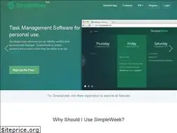Sites similar to simpleweek.com