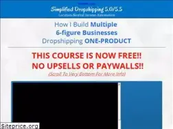 Sites similar to simplifieddropshipping.com