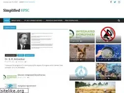 Sites similar to simplifiedupsc.in