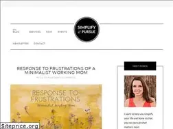 Sites similar to simplifyandpursue.com