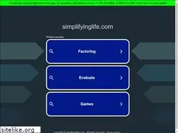 Sites similar to simplifyinglife.com