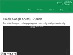 Sites similar to simplifysheets.com