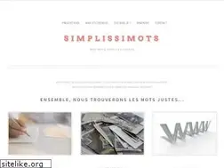 Sites similar to simplissimots.com