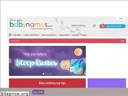 Sites similar to simplybabynames.com