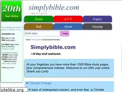 Sites similar to simplybible.com.au