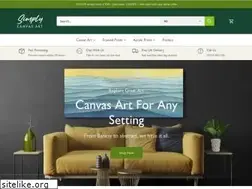 Sites similar to simplycanvasart.co.uk