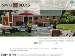 Sites similar to simplydecksllc.com