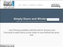 Sites similar to simplydoorsandwindows.com.au