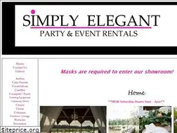 Sites similar to simplyelegantrental.com