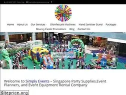Sites similar to simplyevents.com.sg