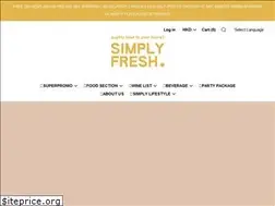 Sites similar to simplyfresh.com.hk