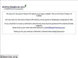 Sites similar to simplyfreshtoyou.com