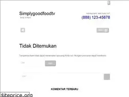 Sites similar to simplygoodfood.tv