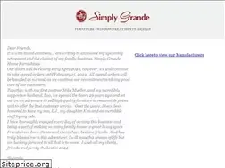 Sites similar to simplygrande.com
