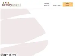 Sites similar to simplygrandfood.com