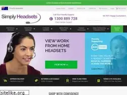 Sites similar to simplyheadsets.com.au