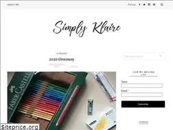 Sites similar to simplyklaire.com