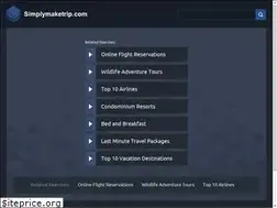 Sites similar to simplymaketrip.com