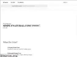 Sites similar to simplynatural.com