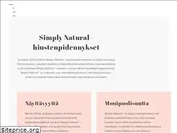 Sites similar to simplynatural.fi