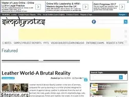 Sites similar to simplynotes.in