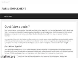 Sites similar to simplyparis.org