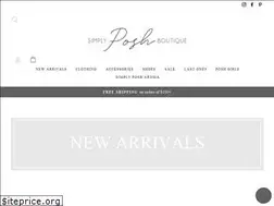 Sites similar to simplyposhboutique.com