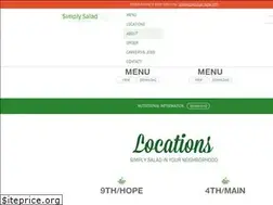 Sites similar to simplysalad.com