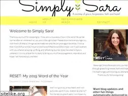 Sites similar to simplysara.com
