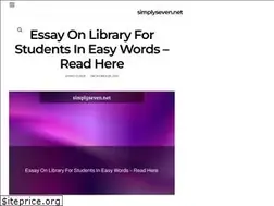 Sites similar to simplyseven.net