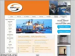Sites similar to simplyship.co.uk