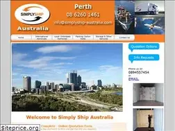 Sites similar to simplyshipinternational.com.au