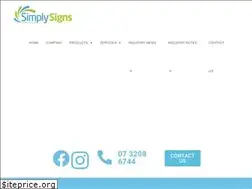 Sites similar to simplysigns.com.au