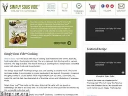 Sites similar to simplysousvidecooking.com