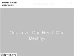 Sites similar to simplysweet-weddings.com