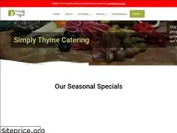 Sites similar to simplythymecatering.com