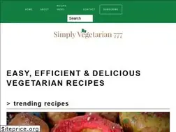 Sites similar to simplyvegetarian777.com