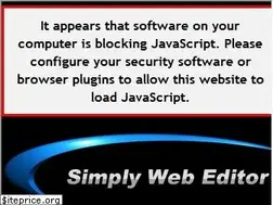 Sites similar to simplywebeditor.com
