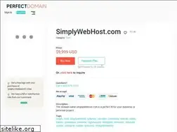 Sites similar to simplywebhost.com