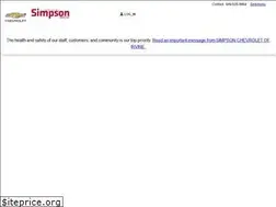 Sites similar to simpsonchevroletirvine.com