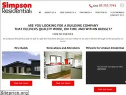Sites similar to simpsonresidential.com