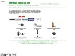 Sites similar to simpsonshardware.com