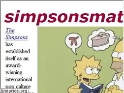 Sites similar to simpsonsmath.com