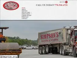 Sites similar to simpsontrucking.com