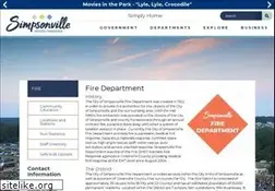Sites similar to simpsonvillefd.com