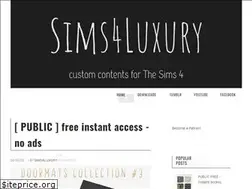 Sites similar to sims4luxury.blogspot.com