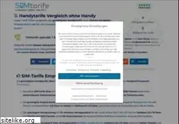 Sites similar to simtarife.de