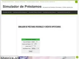 Sites similar to simuladorprestamos.com.ar