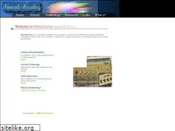 Sites similar to simulanalog.org