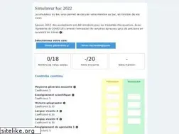Sites similar to simulateur-bac.fr